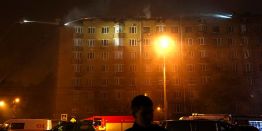 1000 квадратных метров, эвакуировано порядка 400 человек: Пожар  на Ленинском проспекте в Москве:  ФОТО