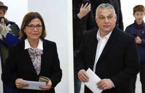 Премьер-министр Венгрии Виктор Орбан с супругой Анико Леваи