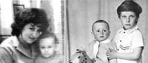 Дмитрий Нагиев с мамой и братом