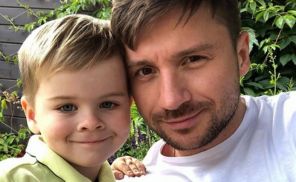 На фото: певец сергей Лазарев с сыном